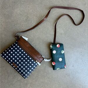 Fossil purse and wallet